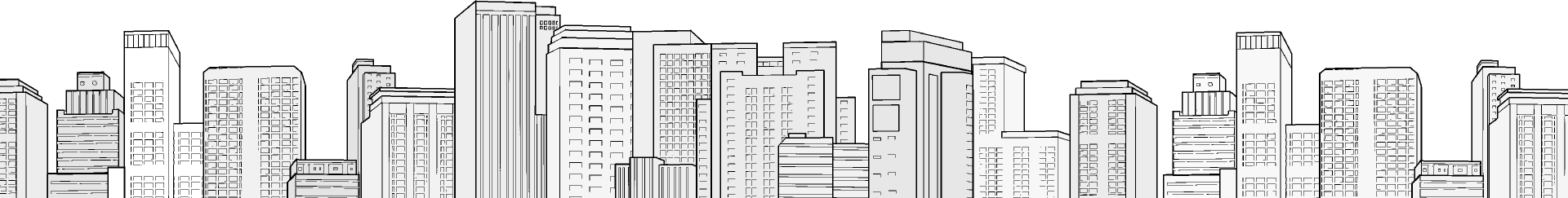 building in background of business card